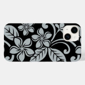 COQUES Case-Mate iPhone PLUMÉRIE DE L'ÎLE (NOIR/GRIS) (Verso (horizontal))