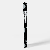 COQUES Case-Mate iPhone PLUMÉRIE DE L'ÎLE (NOIR/GRIS) (Verso / Gauche)