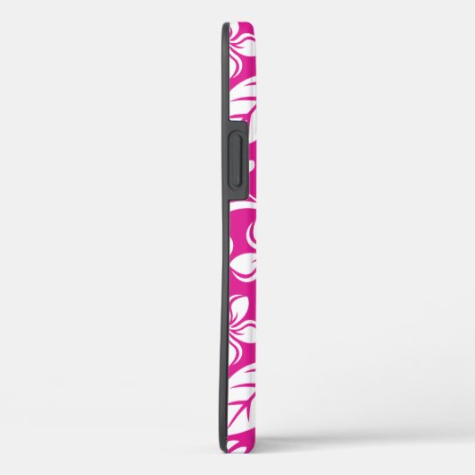 COQUES Case-Mate iPhone PLUMÉRIE DE L'ÎLE (ROSE CHAUD) (Verso / Droite)