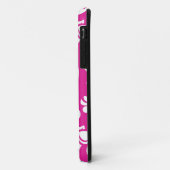 COQUES Case-Mate iPhone PLUMÉRIE DE L'ÎLE (ROSE CHAUD) (Dos/Gauche)