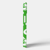 COQUES Case-Mate iPhone PLUMÉRIE DE L'ÎLE (VERT DE CITRUS) (Verso / Droite)