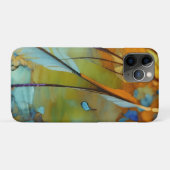 Coques Case-Mate iPhone Plumes Abstrait AI Art (Dos (Horizontal))