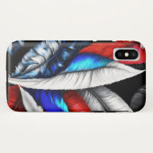 Coques Case-Mate iPhone Plumes américaines (Dos (Horizontal))