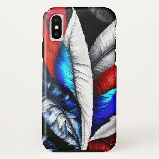 Coques Case-Mate iPhone Plumes américaines (Dos)