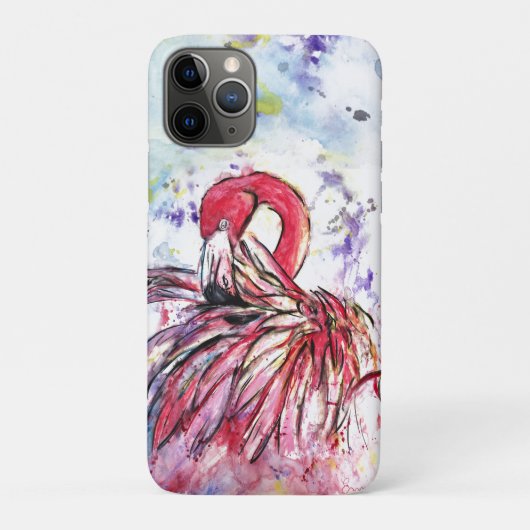 Coques Case-Mate iPhone Plumes au rose (Dos)