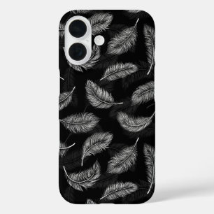 Coques iPhone 16 Plumes blanches