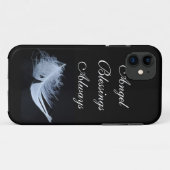 Coques Case-Mate iPhone Plumes blanches - angélique par nature (Dos (Horizontal))