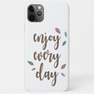 Case-Mate iPhone Case Plumes boho calligraphie texte profiter chaque jou