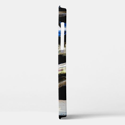 Coques Case-Mate iPhone Plumes d'aquarelle volante : Arrière - plan transp (Verso / Gauche)