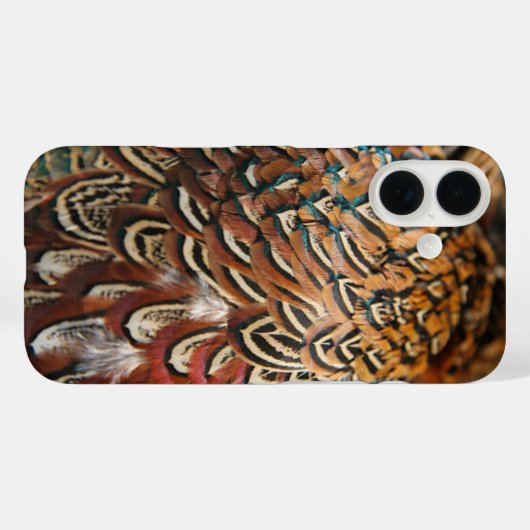 Coques Case-Mate iPhone Plumes de faisan (Verso (horizontal))