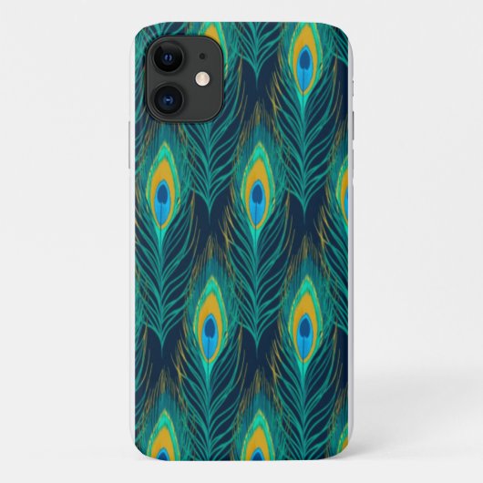 Coques Case-Mate iPhone Plumes de paon (Dos)