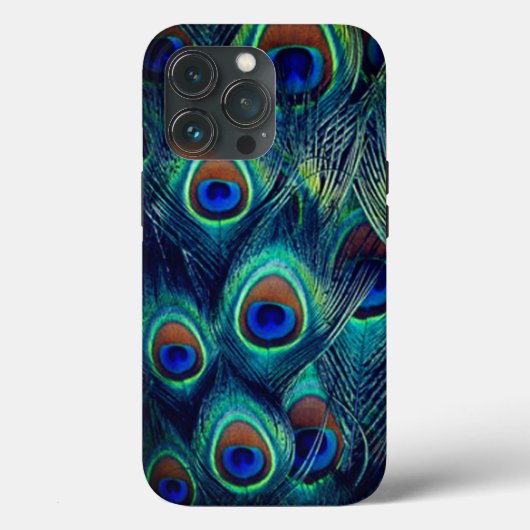 Coques Case-Mate iPhone Plumes de paon (Verso)