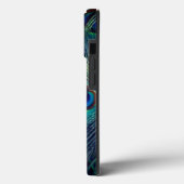 Coques Case-Mate iPhone Plumes de paon (Verso / Gauche)