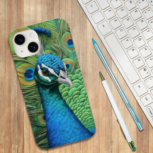 Coques Case-Mate iPhone Plumes de paon