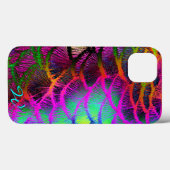 Coques Case-Mate iPhone Plumes de paon 1 à 3 options (Verso (horizontal))
