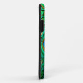Coques Case-Mate iPhone Plumes de paon glorieuses (Dos/Droite)