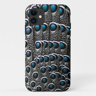 Coque Case-Mate Pour iPhone Plumes de paon gris