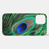 Coques Case-Mate iPhone Plumes de paon Lucky (Verso (horizontal))