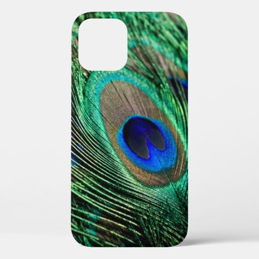 Coques Case-Mate iPhone Plumes de paon Lucky (Verso)