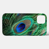 Coques Case-Mate iPhone Plumes de paon Lucky (Verso (horizontal))