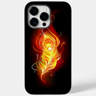 Coque Pour Pour iPhone 14 Pro Max Plumes de paquetage de feu