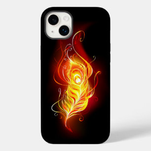 Coque Pour iPhone 14 Plus Plumes de paquetage de feu