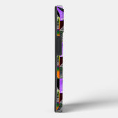 Coques Case-Mate iPhone Plumes en vedette : Un collage de coqs de poulet (Verso / Droite)