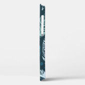 Coques Case-Mate iPhone Plumes ethniques motif transparent (Verso / Gauche)