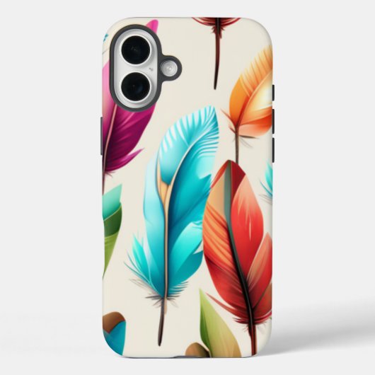 Coques Case-Mate iPhone Plumes Étincelantes (Verso)