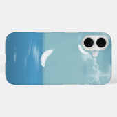 Coques Case-Mate iPhone Plumes flottant sur l'océan (Verso (horizontal))