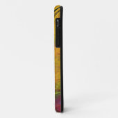 Coques Case-Mate iPhone Plumes fractales et nom personnalisé (Dos/Gauche)