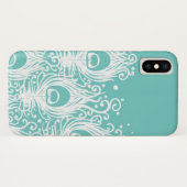 Coques Case-Mate iPhone Plumes molles de paon (Dos (Horizontal))