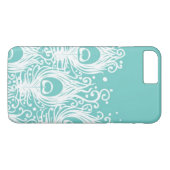 Coques Case-Mate iPhone Plumes molles de paon (Dos (Horizontal))