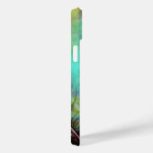 Coques Case-Mate iPhone Plumes Pastel Peacock (Verso / Droite)