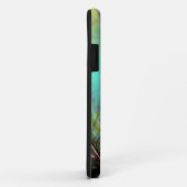 Coques Case-Mate iPhone Plumes Pastel Peacock (Dos/Droite)