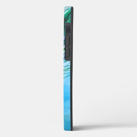 Coques Case-Mate iPhone Plumes Peacock à main (Verso / Gauche)