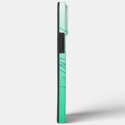 Coques Case-Mate iPhone Plumes Peacock à main (Verso / Droite)