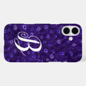 Coques Case-Mate iPhone Plumes Peacock personnalisées (Verso (horizontal))