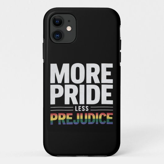Coques Case-Mate iPhone Plus de fierté moins de préjugés Mois de la fierté (Dos)