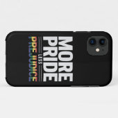 Coques Case-Mate iPhone Plus de fierté moins de préjugés Mois de la fierté (Dos (Horizontal))