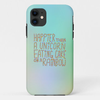 Etui iPhone Case-Mate Plus heureuse qu'une licorne mangeant le gâteau