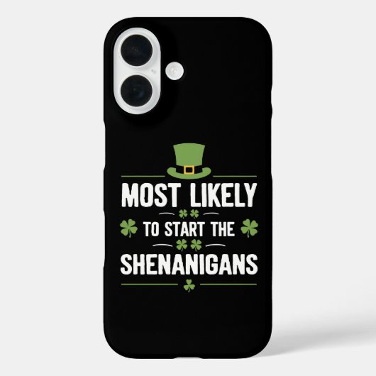 Coques Case-Mate iPhone Plus susceptible de déclencher les Shenanigans St (Verso)