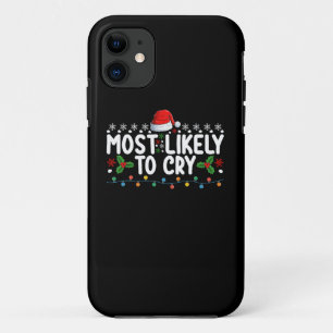 Case-Mate iPhone Case Plus Susceptible de Pleurer Noël Famille Vacances