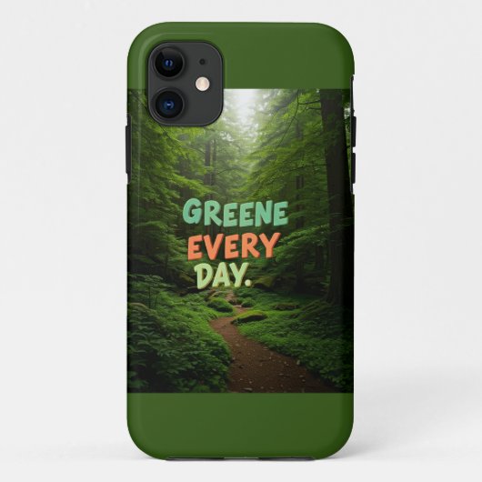 Coques Case-Mate iPhone Plus vert chaque jour" Couverture téléphonique éco (Dos)