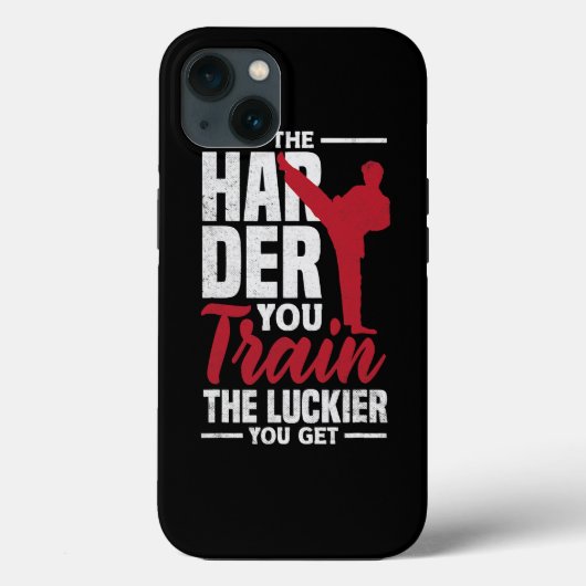 Coques Case-Mate iPhone Plus Vous Entraînez Le Luckier Vous Obtenez Karate (Verso)