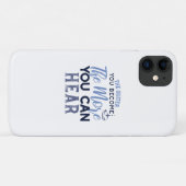 Coques Case-Mate iPhone Plus Vous Pouvez Entendre La Citation (Dos (Horizontal))