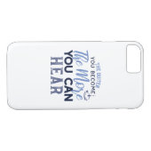 Coques Case-Mate iPhone Plus Vous Pouvez Entendre La Citation (Dos (Horizontal))