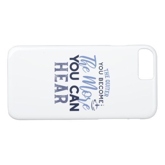 Coques Case-Mate iPhone Plus Vous Pouvez Entendre La Citation (Dos (Horizontal))