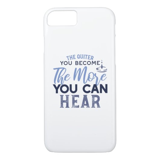 Coques Case-Mate iPhone Plus Vous Pouvez Entendre La Citation (Dos)