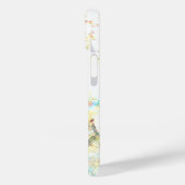 Coques Case-Mate iPhone Plutôt blanc pastel paon (Verso / Gauche)